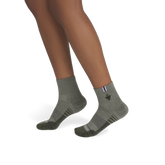 Women's Merino Wool Blend Run Quarter Sock 3-Pack