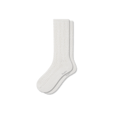 Women's Pointelle Calf Socks