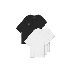 Women's Pima Cotton V-Neck T-Shirt 6-Pack