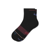 Men's Merino Wool Blend Run Quarter Socks