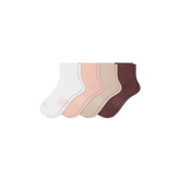 Women's Modern Rib Quarter Sock 4-Pack