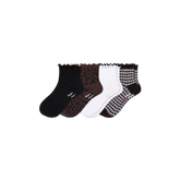 Women's Ruffle Rib Quarter Sock 4-Pack