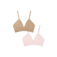 Women's Seamless Triangle Bralette 2-Pack