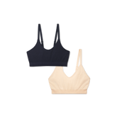 Women's Seamless Scoop Bralette 2-Pack