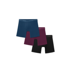 Men's Soft Flex Boxer Brief 6" 3-Pack