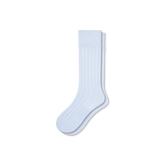 Men's Merino Cashmere Blend Rib Calf Socks