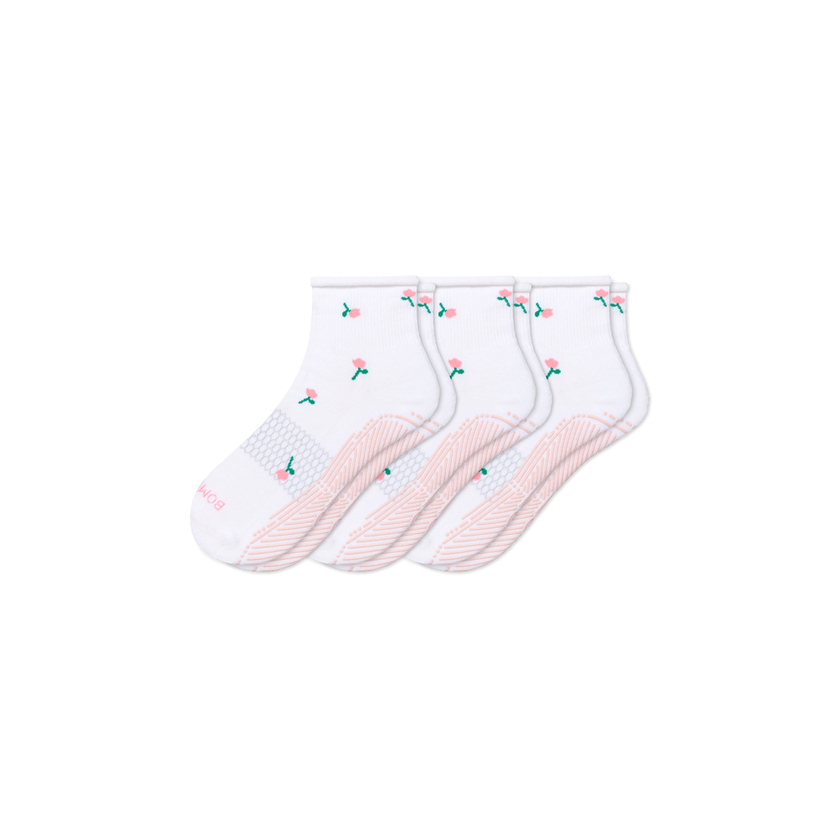 Women's Studio Gripper Quarter Sock 3-Pack