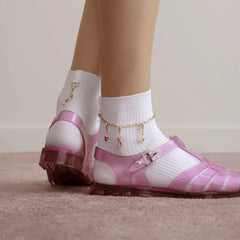 Bombas x Susan Alexandra Charms and Anklet Quarter Socks