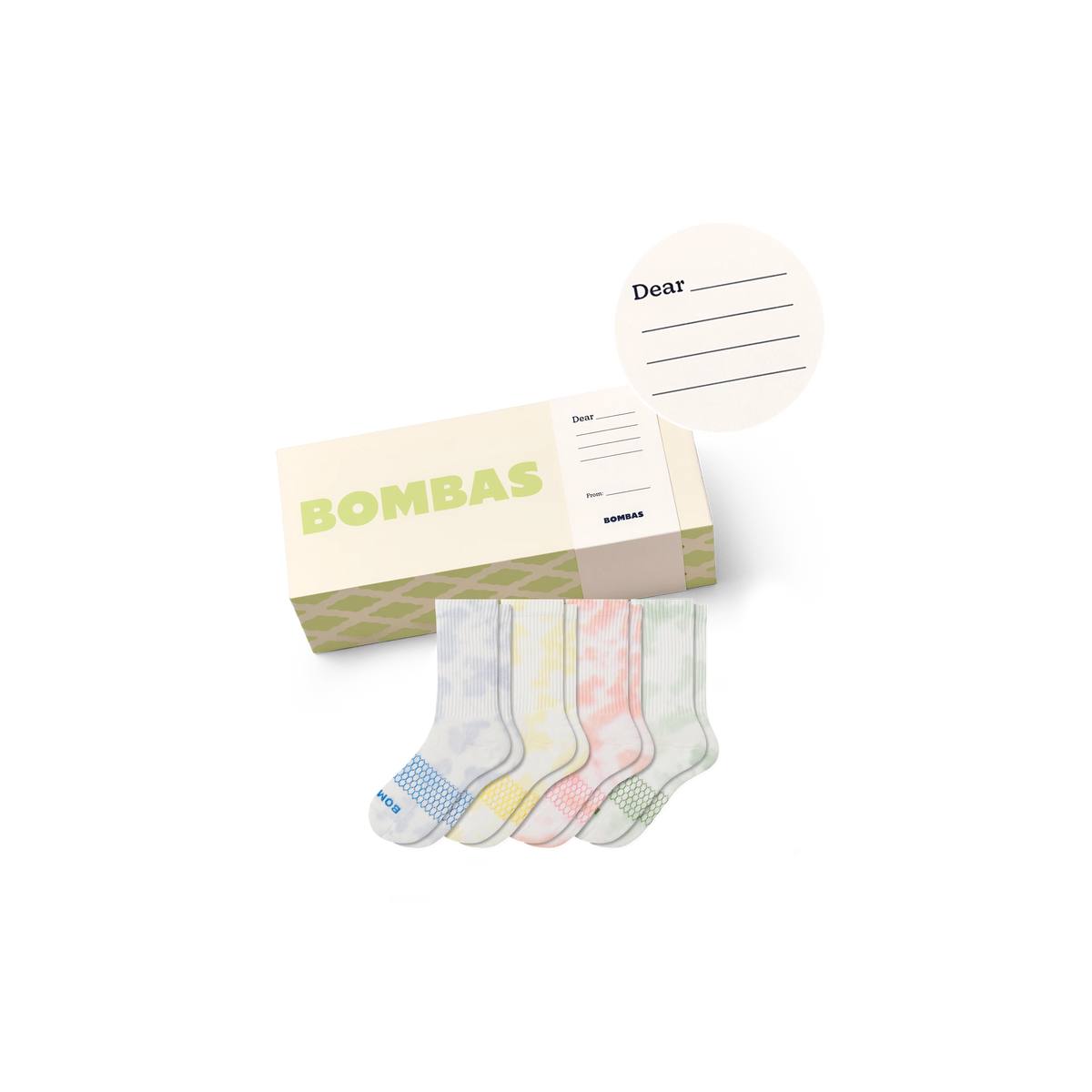 Youth Celebration Calf Sock 4-Pack Gift Box