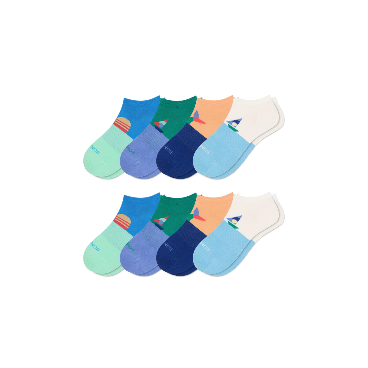 Youth Lightweight Ankle Sock 8-Pack