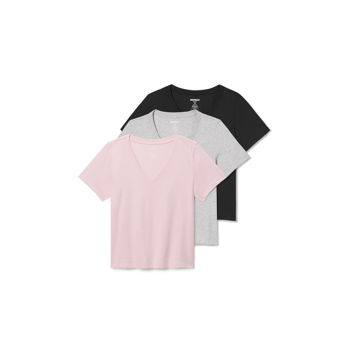 Women's Pima Cotton V-Neck T-Shirt 3-Pack
