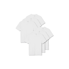 Women's Pima Cotton Slim Crew Neck T-Shirt 6-Pack