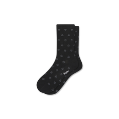 Women’s Hearts Lightweight Half Calf Socks