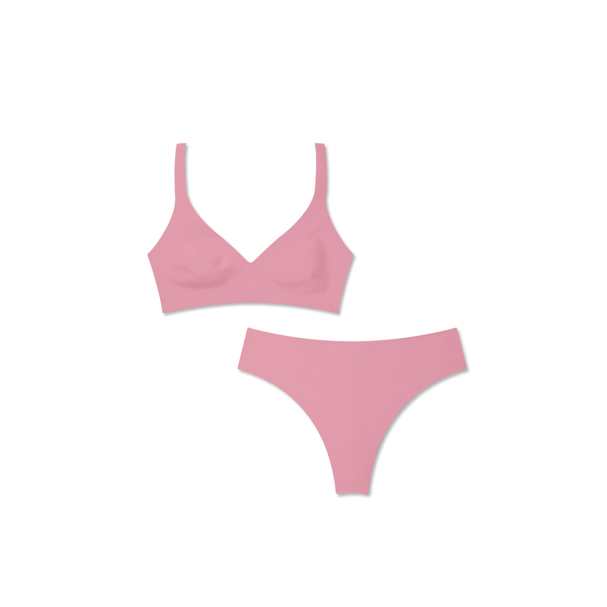 Women’s No Show Plunge Bralette + Thong Pack