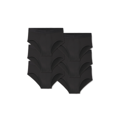 Men's Cotton Modal Blend Flyless Brief 6-Pack